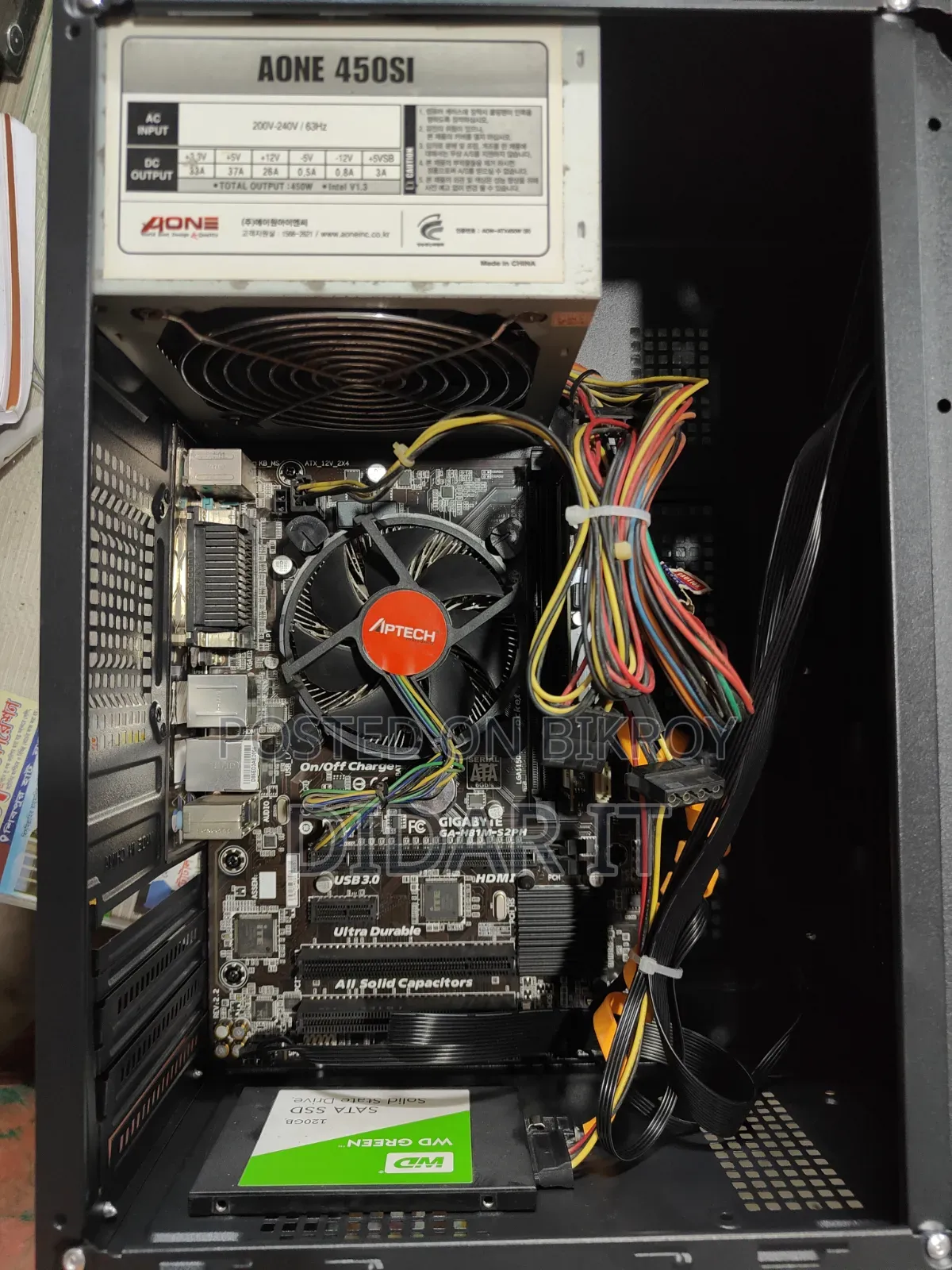 Desktop Computer Gigabyte 8GB Intel Core I5 SSD 128GB
