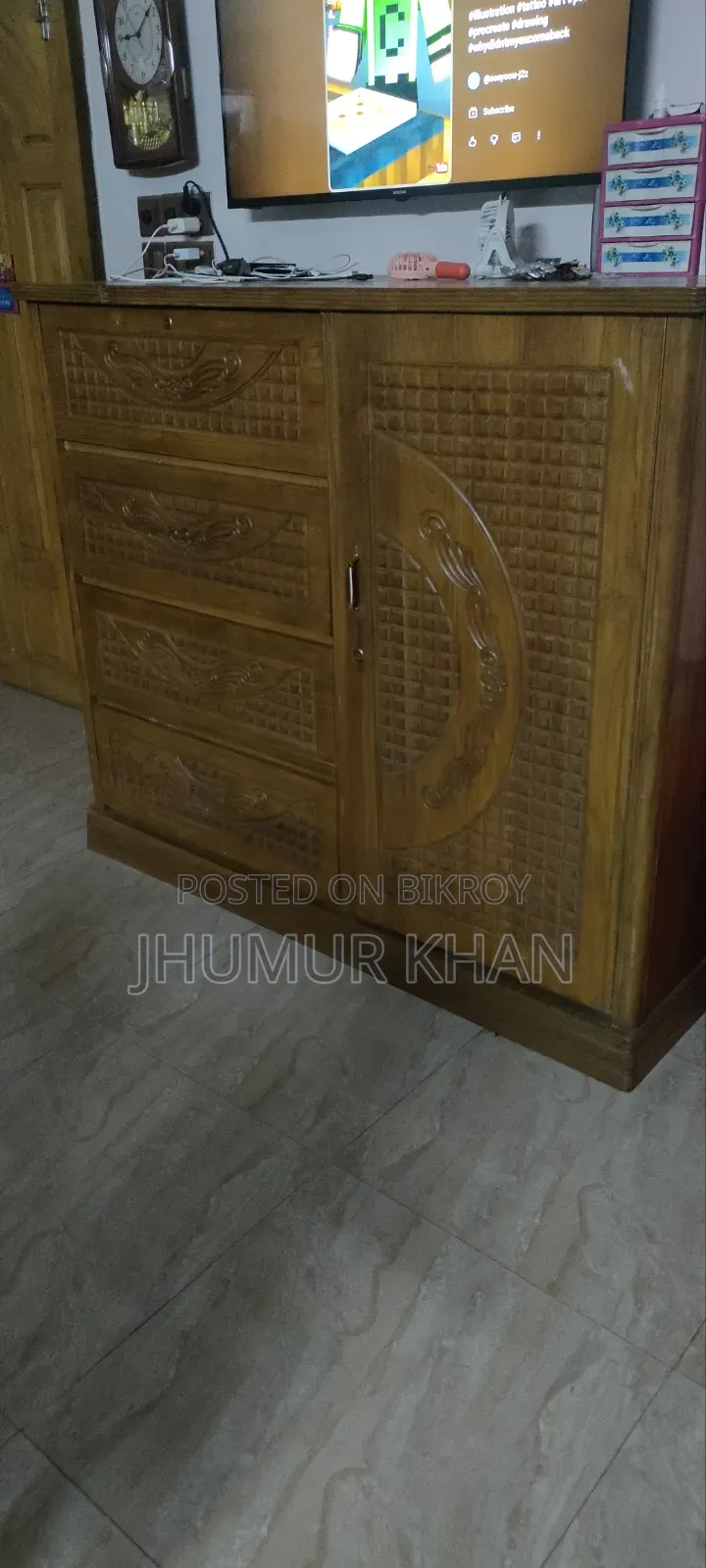 Teak Wood Wardrobe
