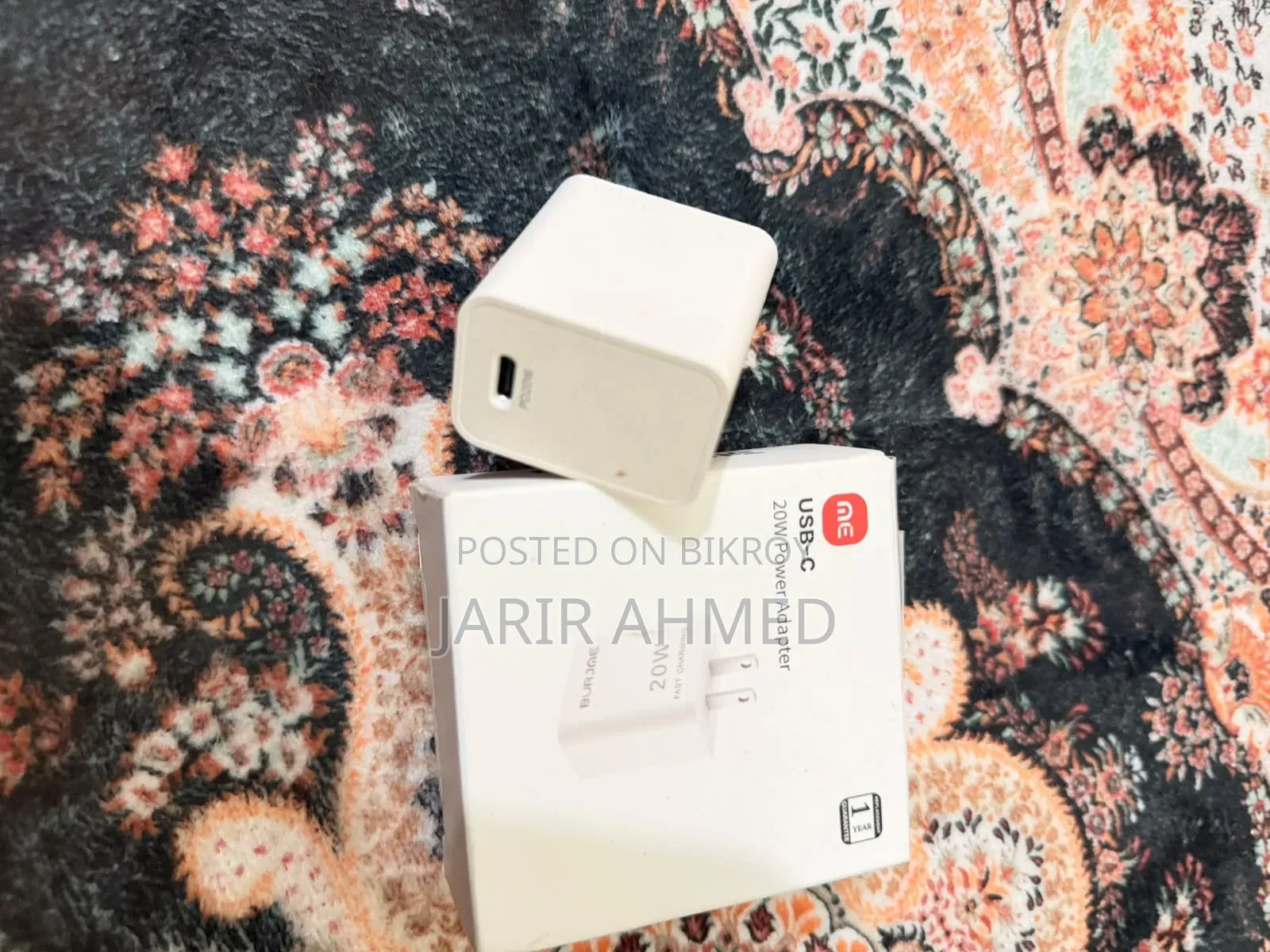Burjai Chainess 20w Adopter With Box