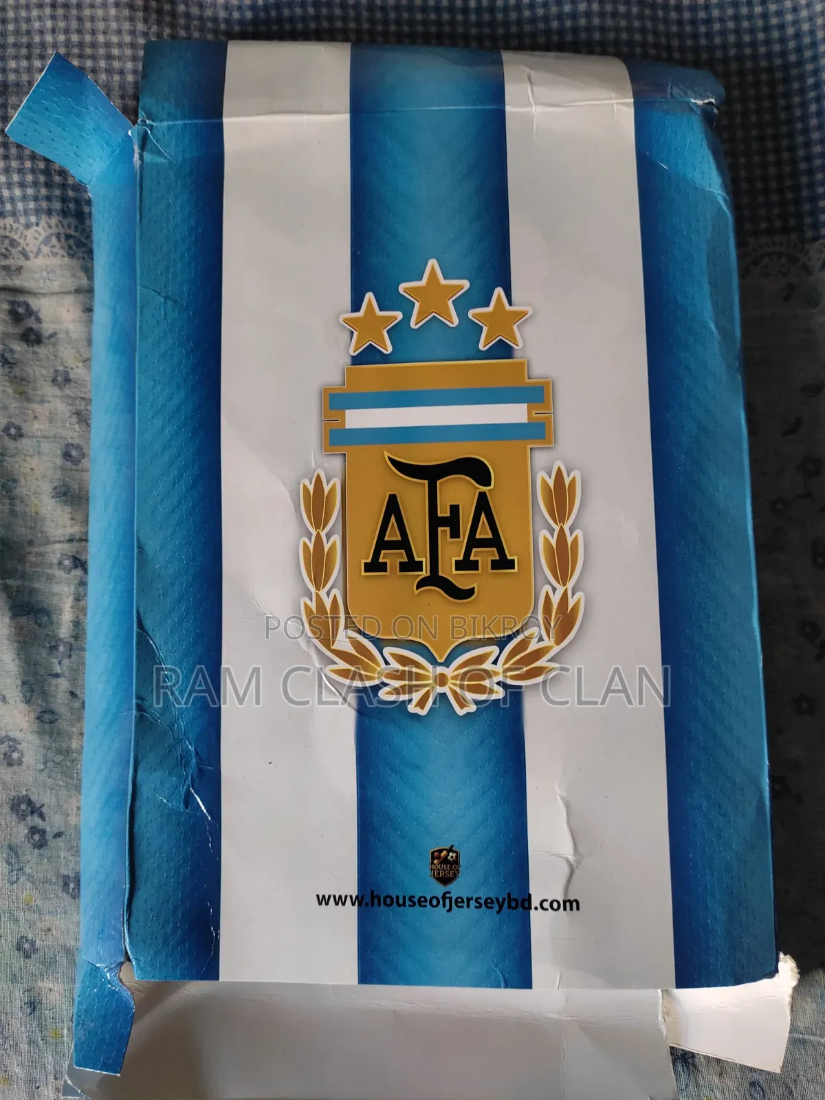 Argentina Home Jersey (XL) – Like New