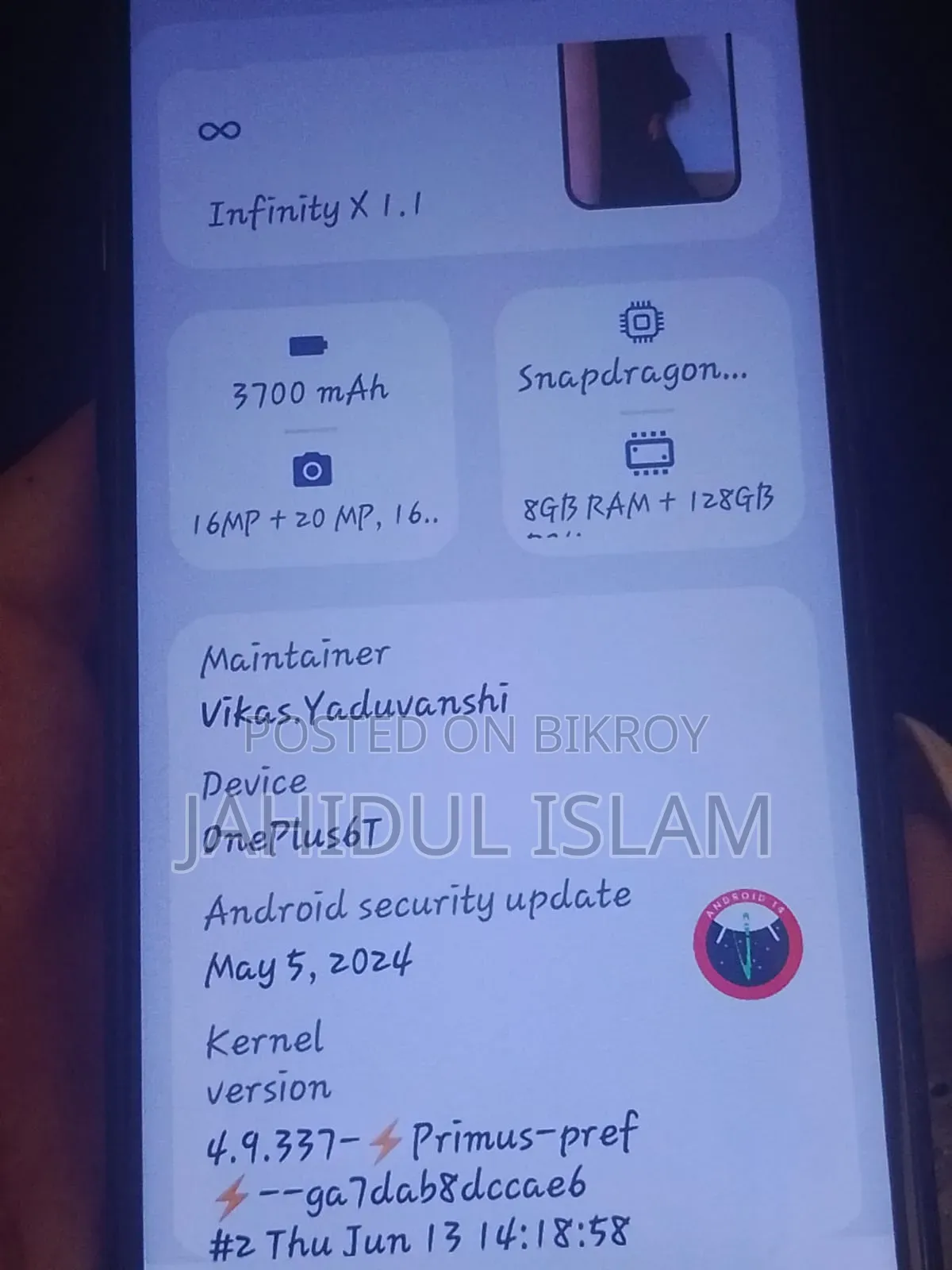 OnePlus 6T 128 GB Black
