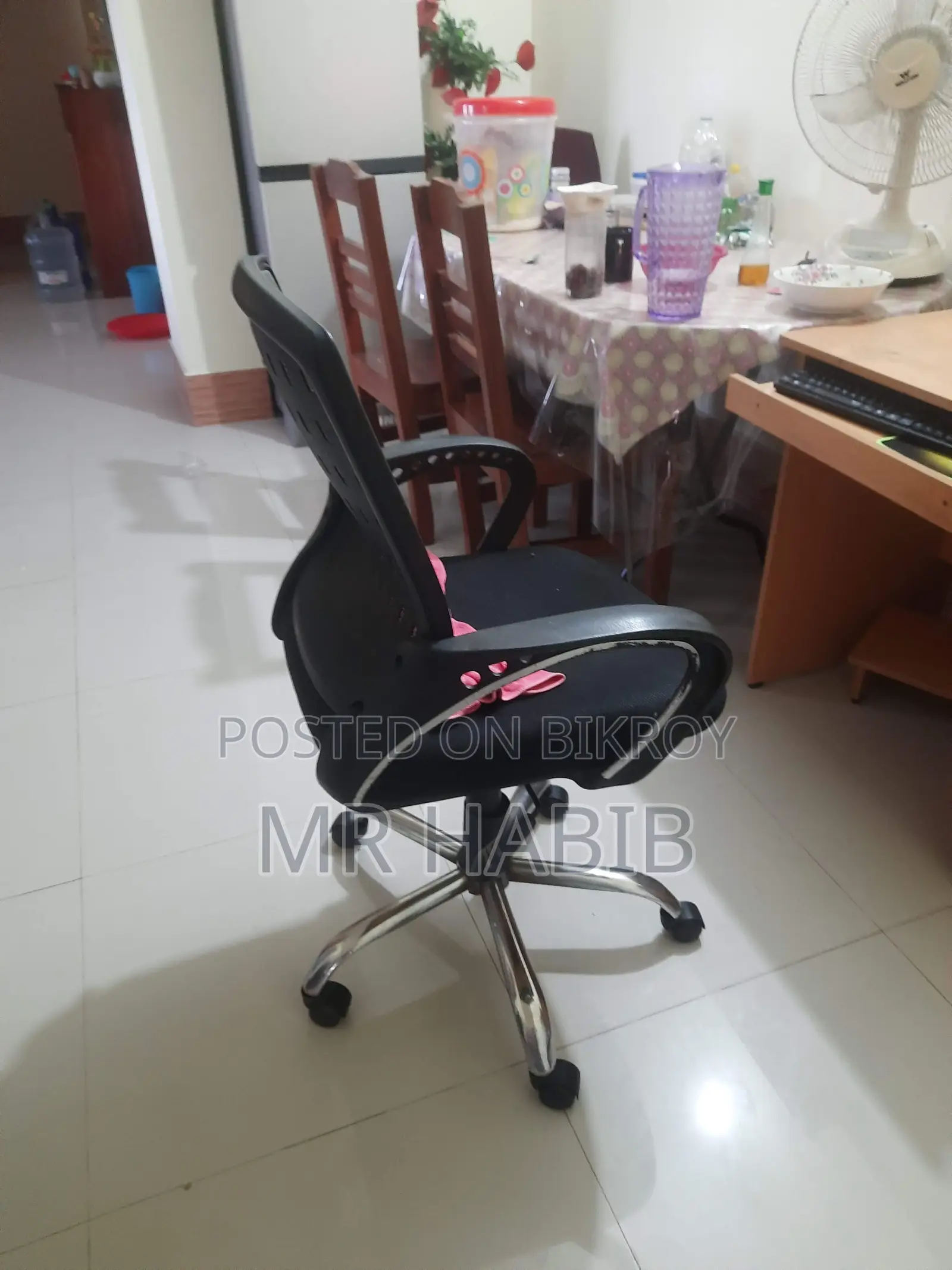 2 Used Swivel Chairs for Sale—One with Broken Spring, One with Broken Leg
