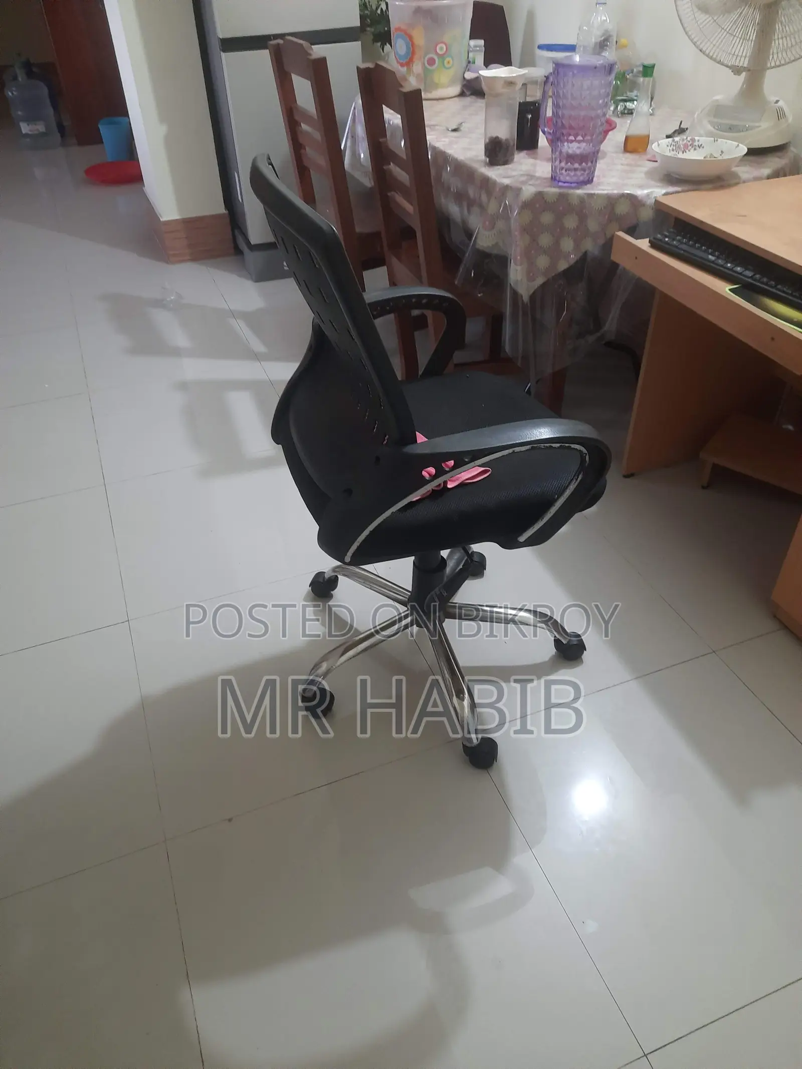 2 Used Swivel Chairs for Sale—One with Broken Spring, One with Broken Leg