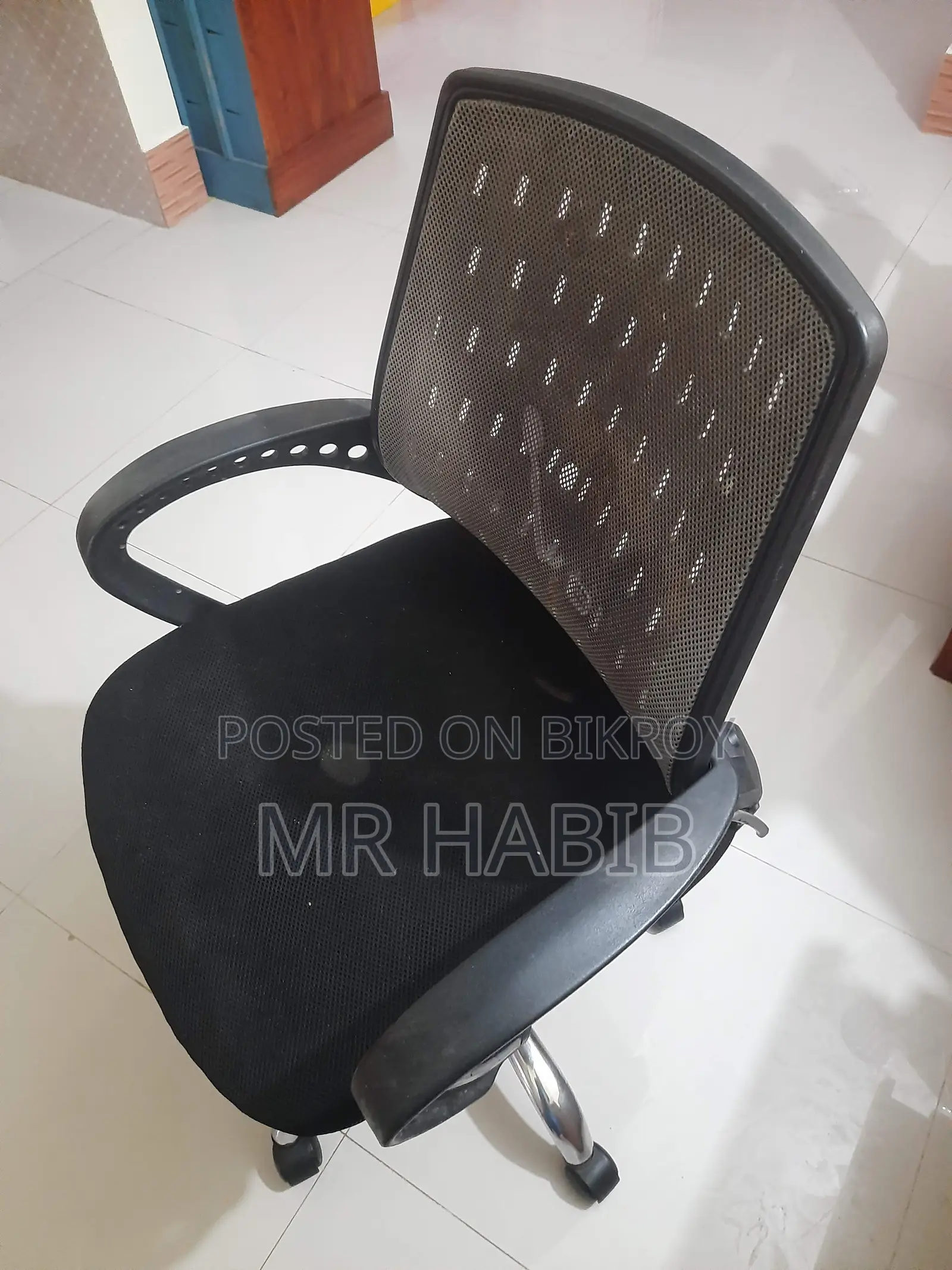 2 Used Swivel Chairs for Sale—One with Broken Spring, One with Broken Leg