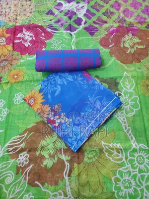 Stylish Three-Piece Batik Cotton Suit for Summer Comfort