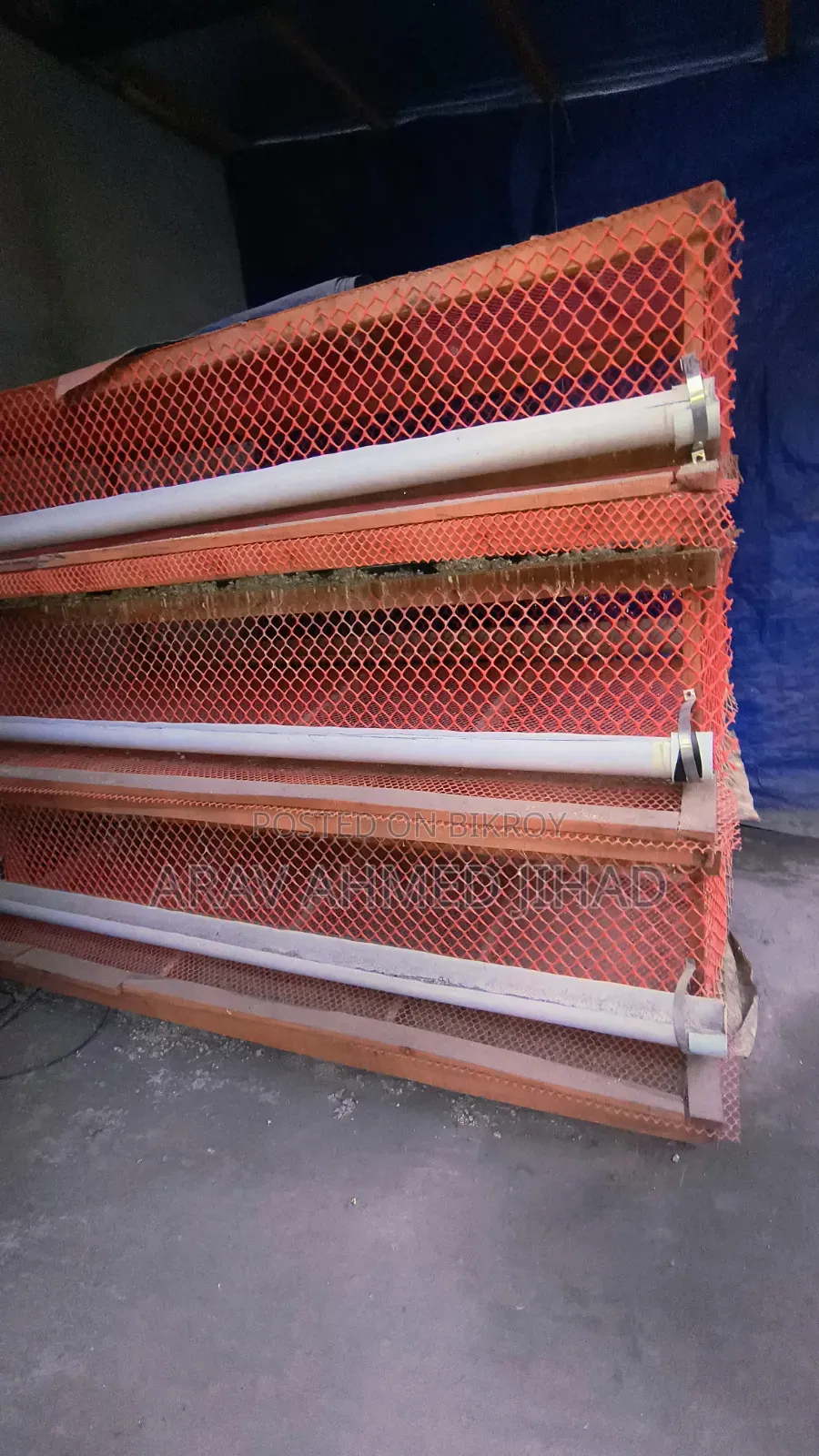 Cage for raising 300 quail birds for sale.