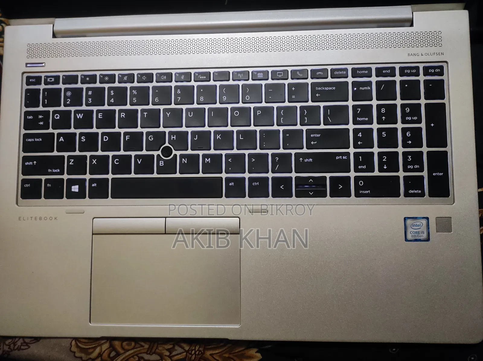 Laptop HP EliteBook 850 G6 8GB Intel Core I5 HDD+SSD 256GB
