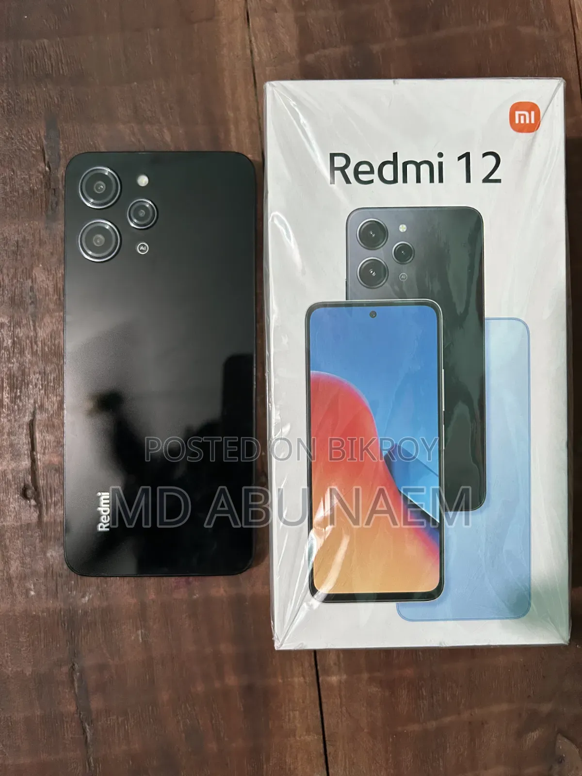 শাওমি রেডমি ১২ ১২৮ জিবি ব্ল্যাক