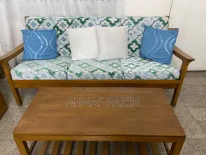 Sofa Shegun Wood With Table