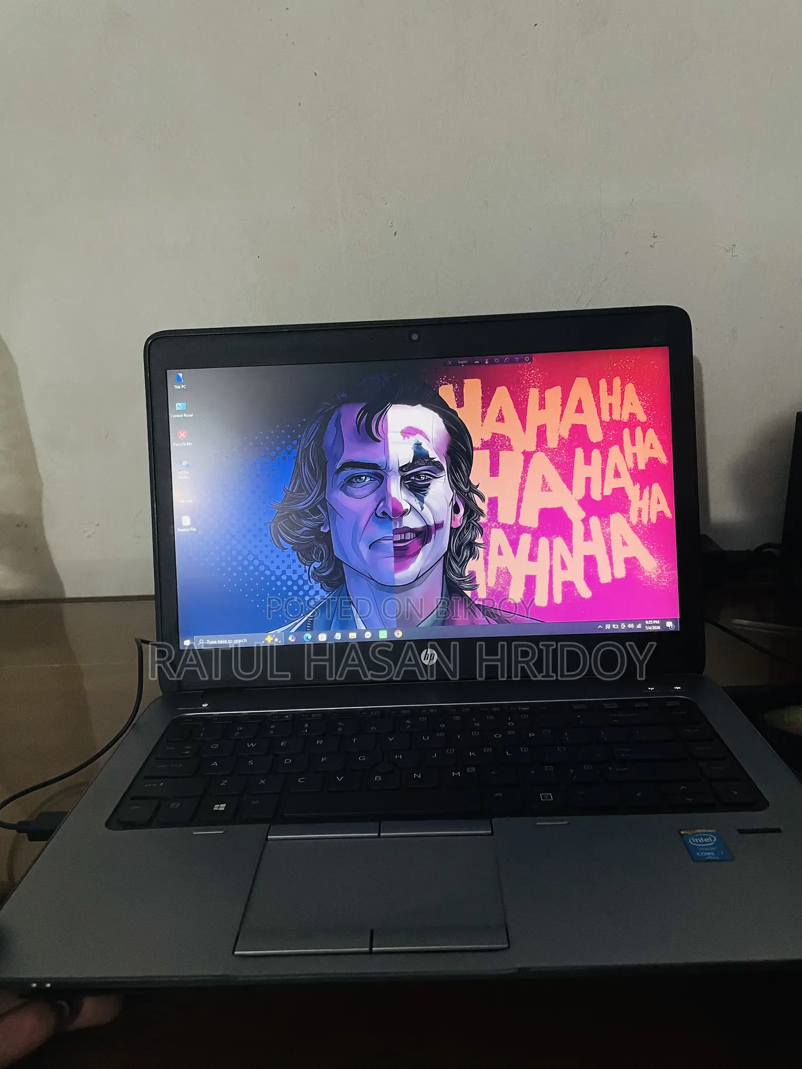 Laptop HP EliteBook 840 8GB Intel Core I7 HDD+SSD 128GB