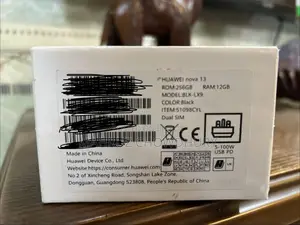 New Huawei Nova 13 512 GB Black