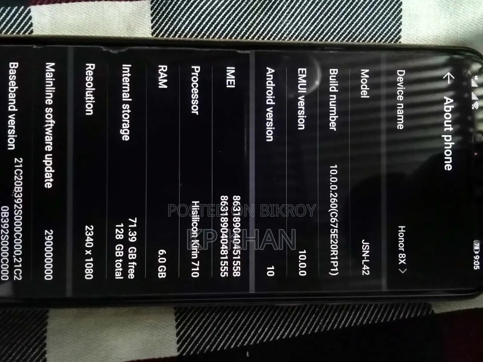 Honor 8X 128 GB Blue