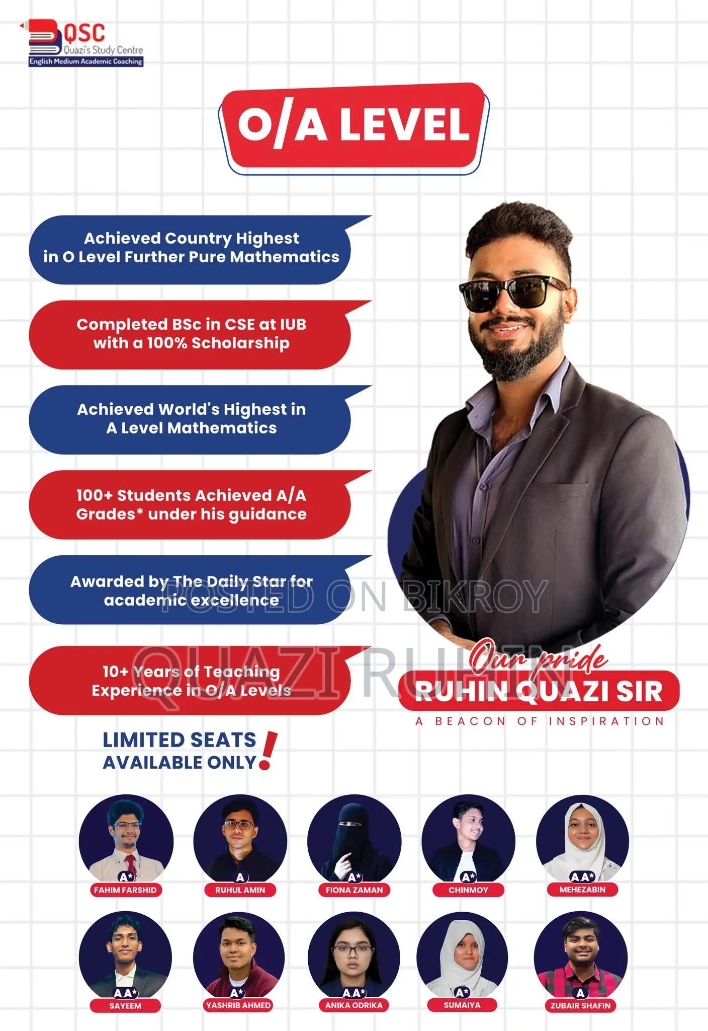 QSC O and a Level Coaching