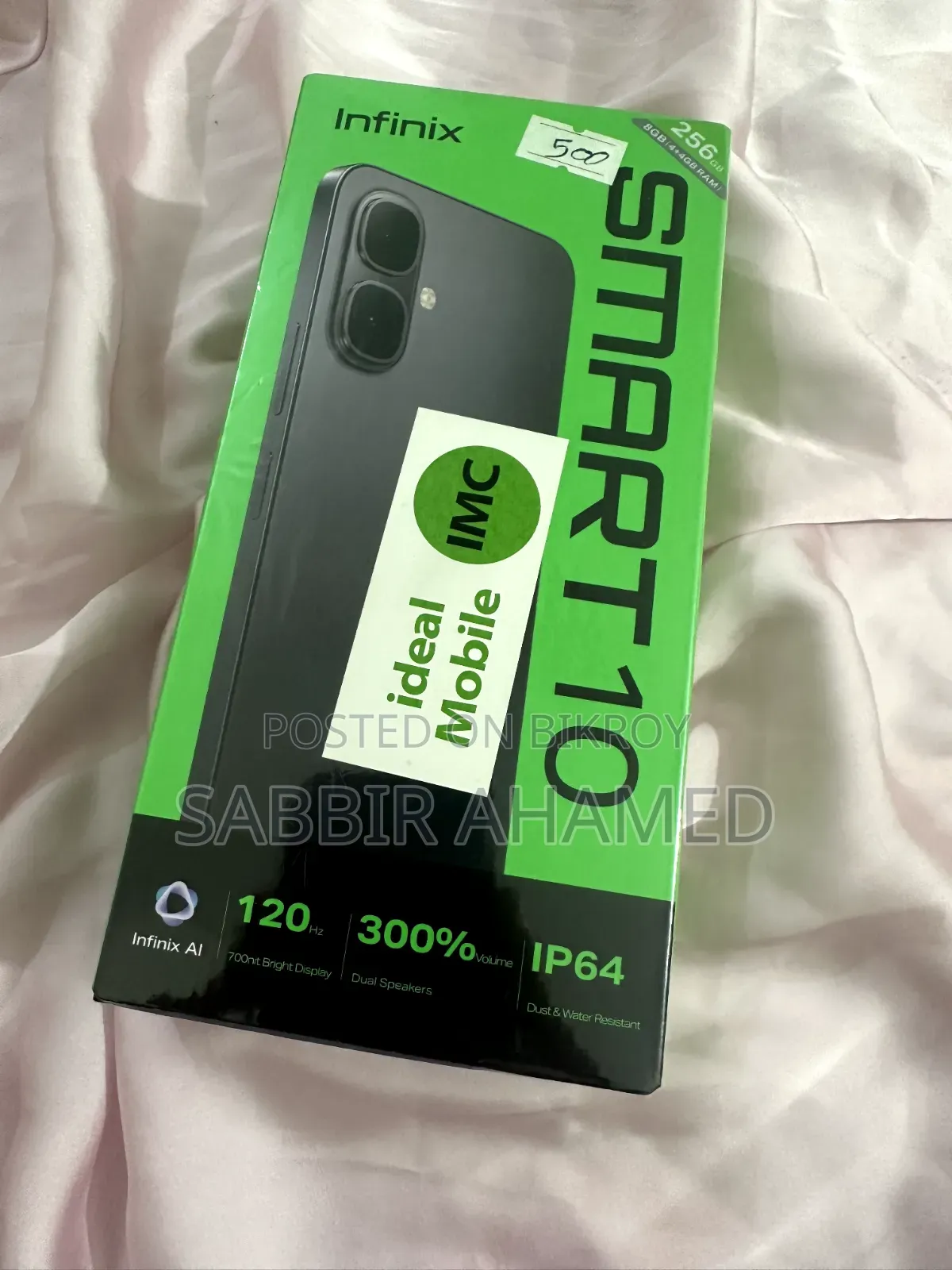 New Infinix Smart 10 128 GB Black