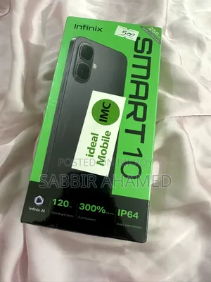 New Infinix Smart 10 128 GB Black