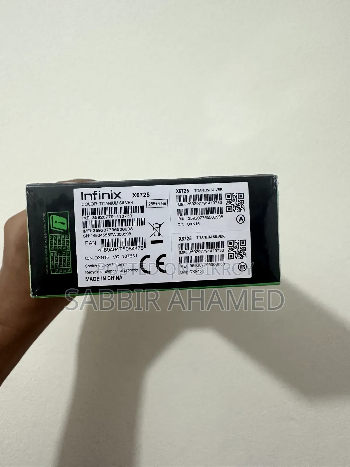 New Infinix Smart 10 128 GB Black