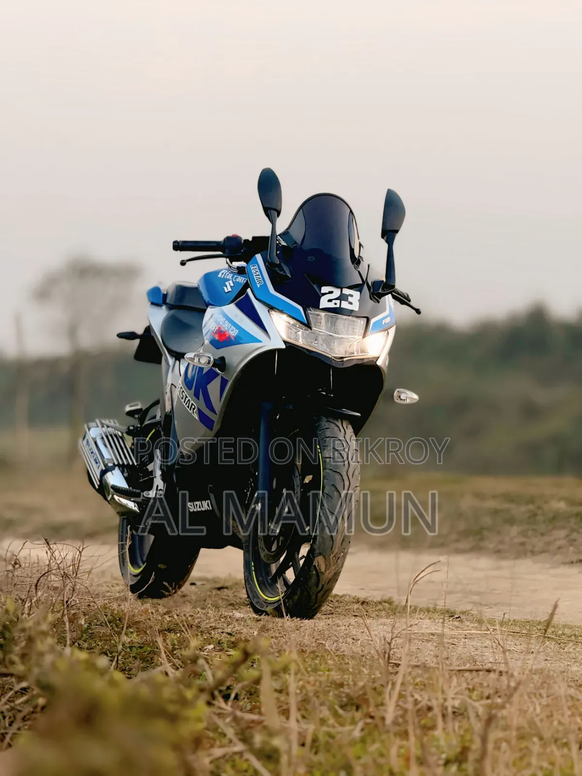 New Suzuki Gixxer Fi ABS 2024 Blue