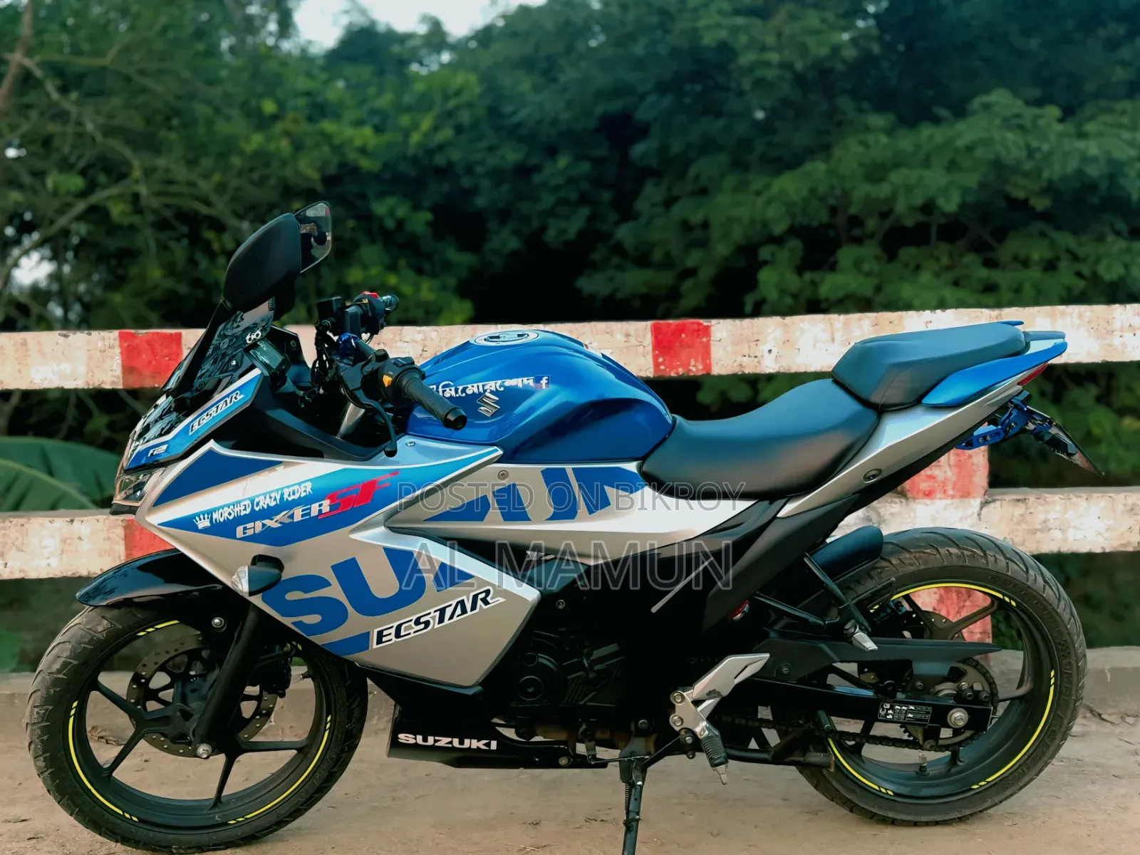 New Suzuki Gixxer Fi ABS 2024 Blue