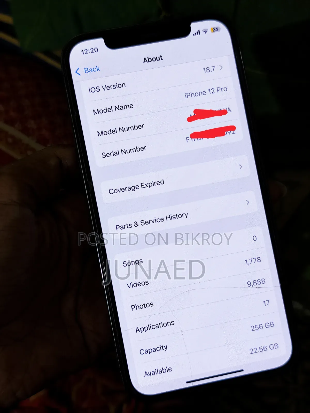 Apple iPhone 12 Pro 256 GB Black