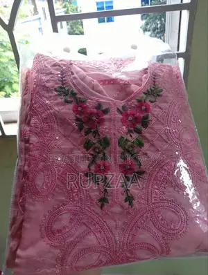 Attractive Organza Embroidery Three-Piece