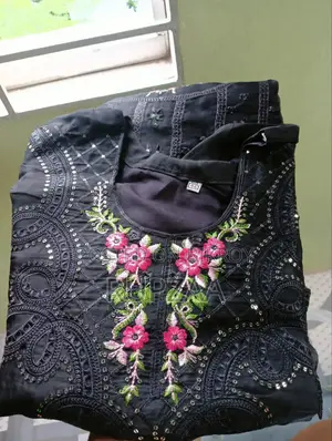 Attractive Organza Embroidery Three-Piece