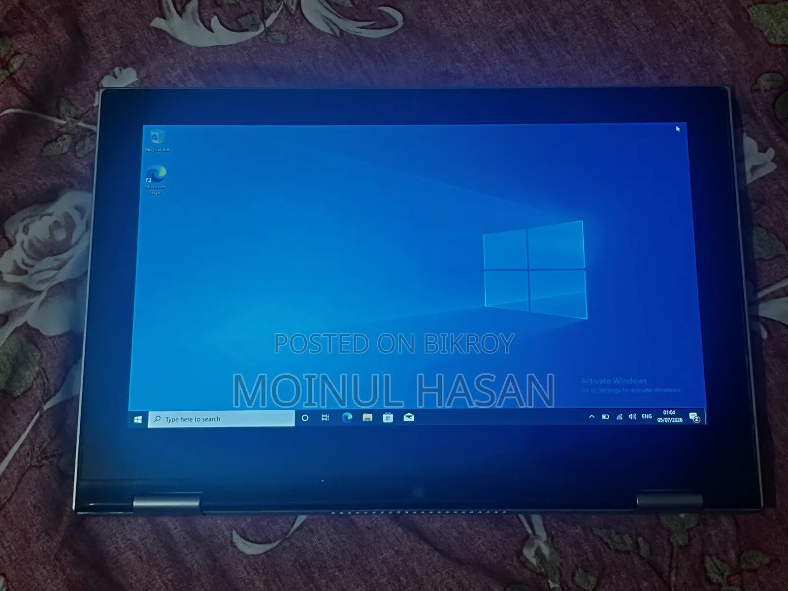ল্যাপটপ ডেল ইন্সপায়রন ১১জেড ৪জিবি ইন্টেল সেলেরন এসএসডি ২৫০জিবি