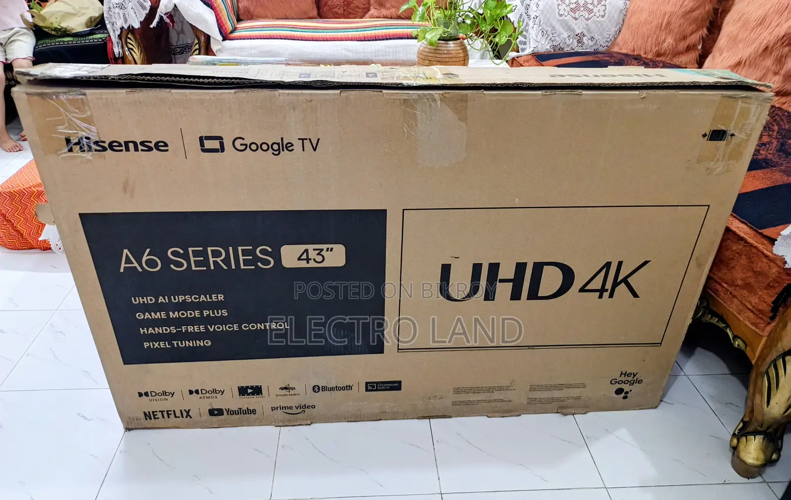 Hisence 43" Uhd Google Tv