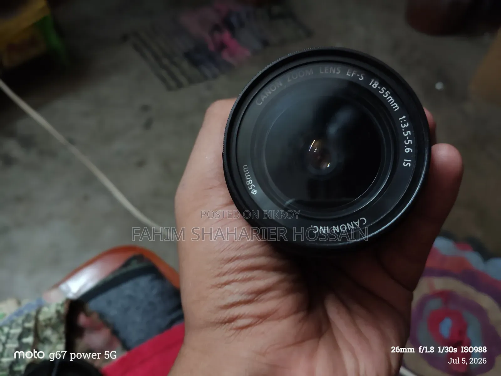 Canon Ef-S 18-55mm Is Lens | Excellent Condition | No Fungus