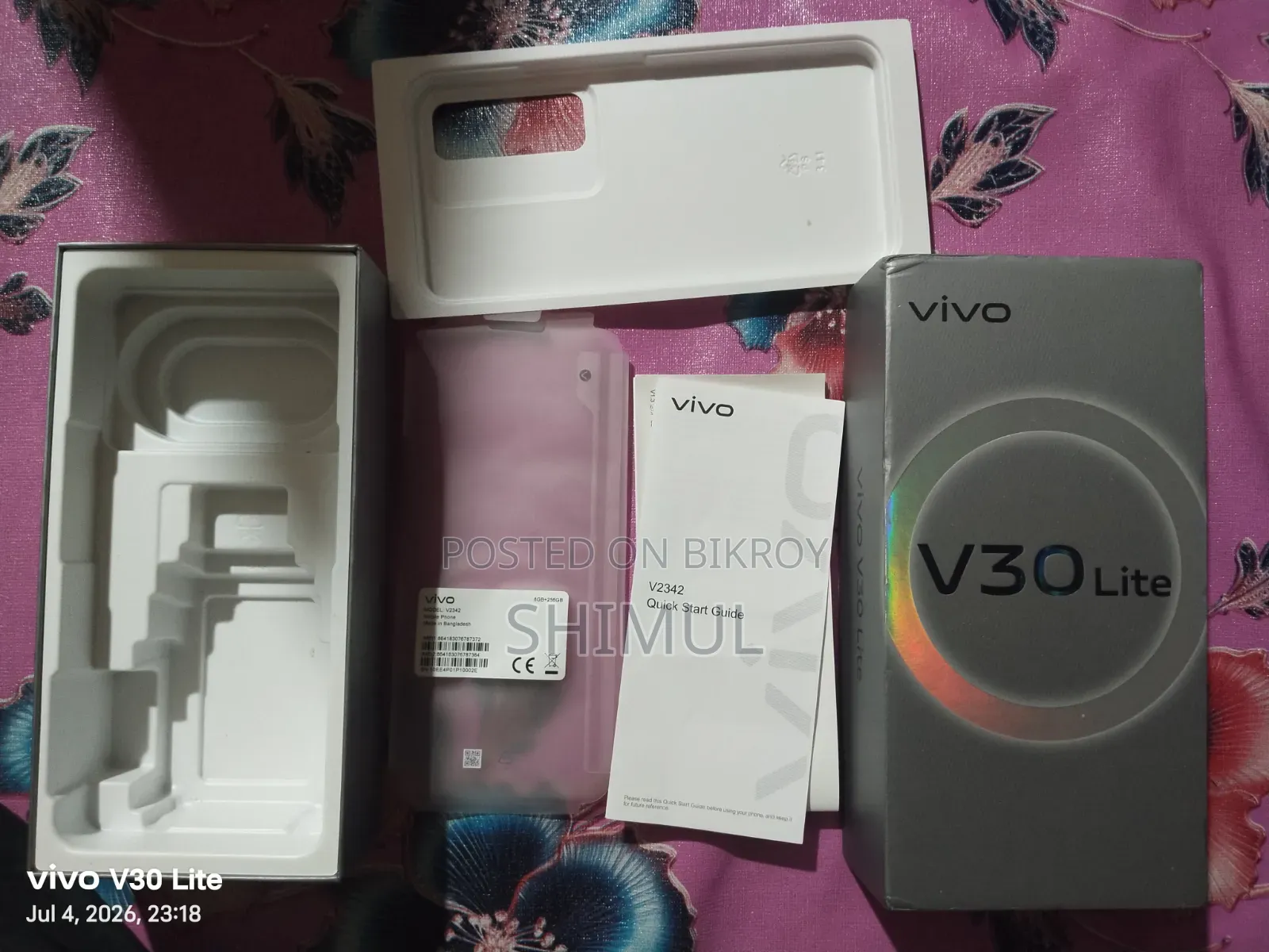 Vivo V30 Lite 256 GB