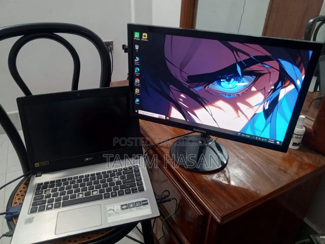 Laptop Acer Aspire E5-475 8GB Intel Core i5 SSD 128GB