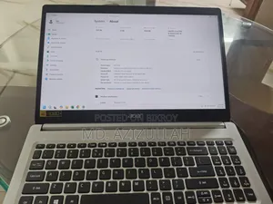 ল্যাপটপ Acer Aspire 5 ৮জিবি ইন্টেল কোর আই৫ এসএসডি ২ টেরাবাইট