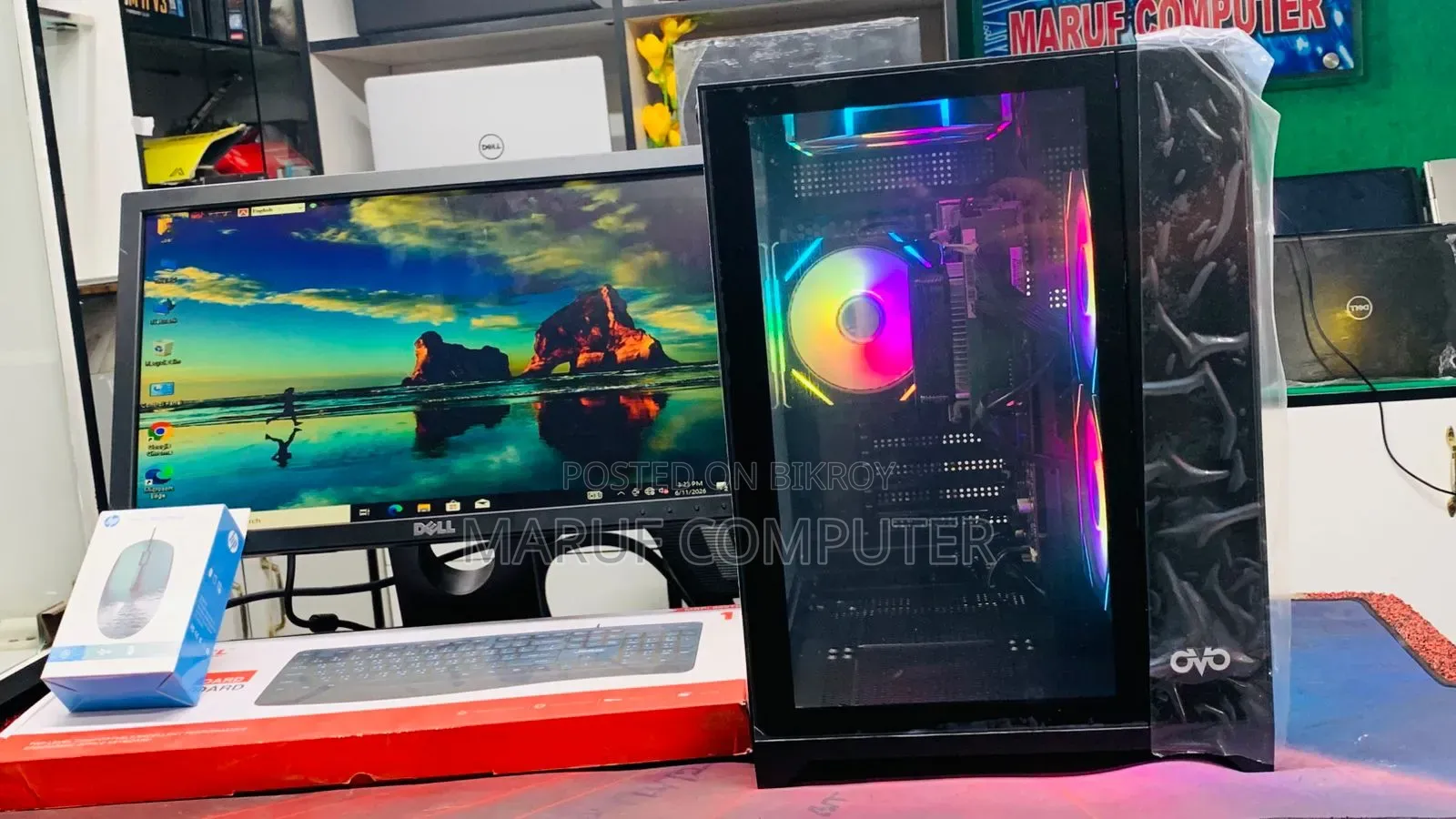 New Gigabyte GA-H110MSTX-HD3-ZK 16GB Intel Core I5 HDD+SSD 128GB