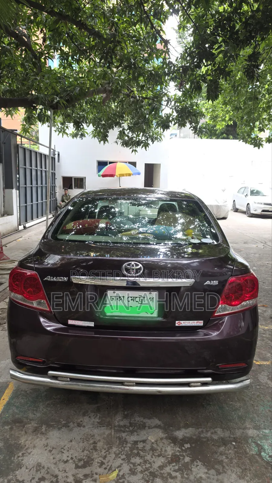 Toyota Allion 2015 Maroon