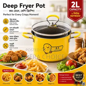 Deep Fryer Pot, 2l Small Deep Fryer With Basket Stainless Steel