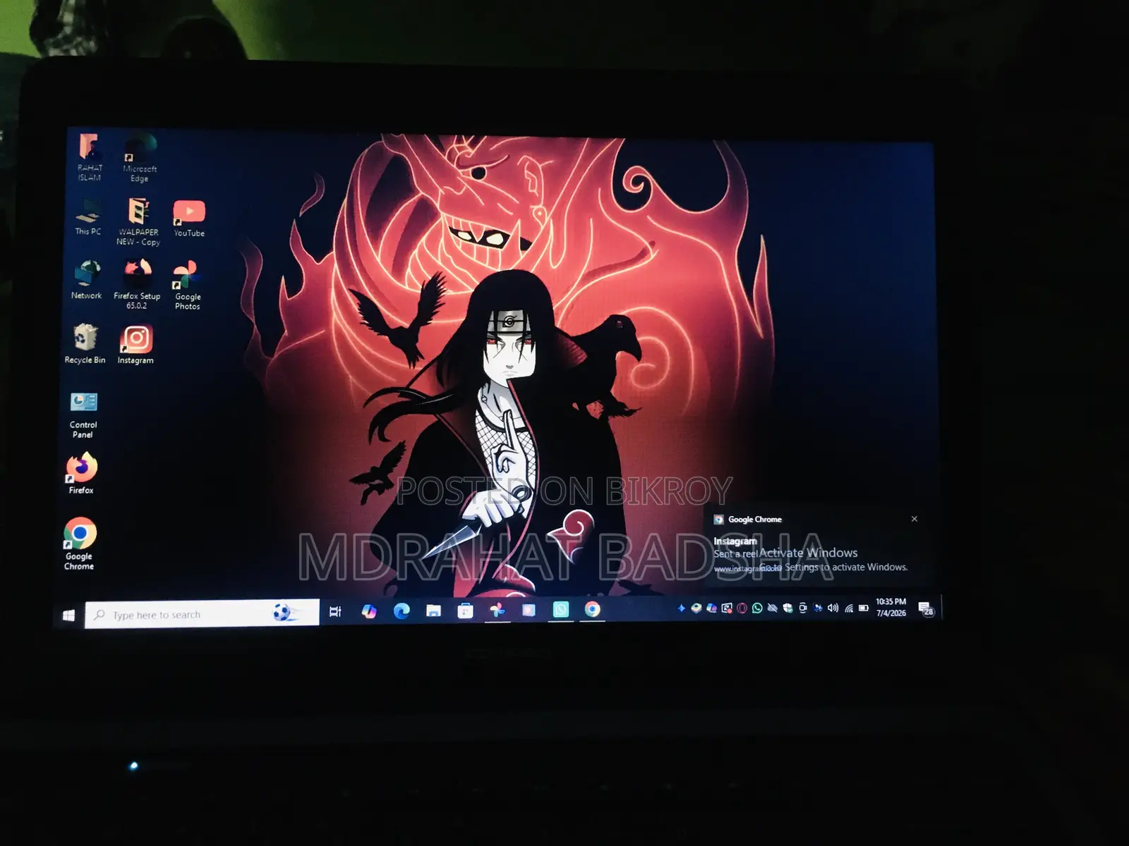Laptop HP Compaq Presario CQ43 4GB Intel Core I3 HDD 160GB