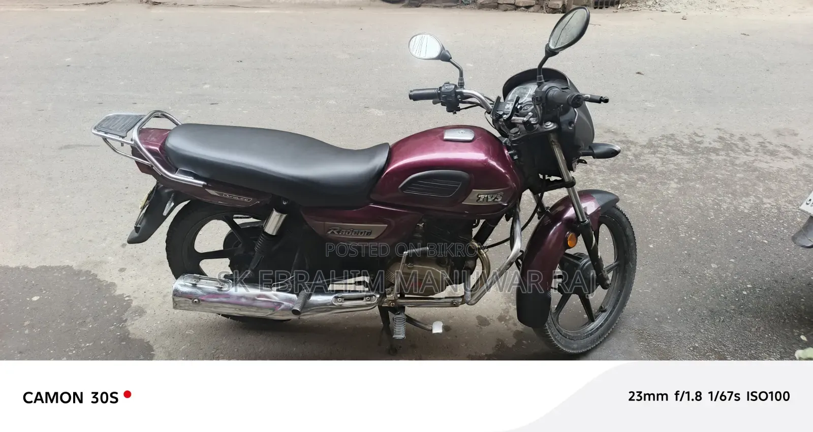 TVS Radeon 2019 Purple