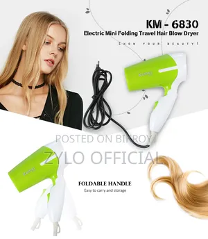 Hair Dryer, Hair Dryer Fan, 1200w, Portable, and Foldable,