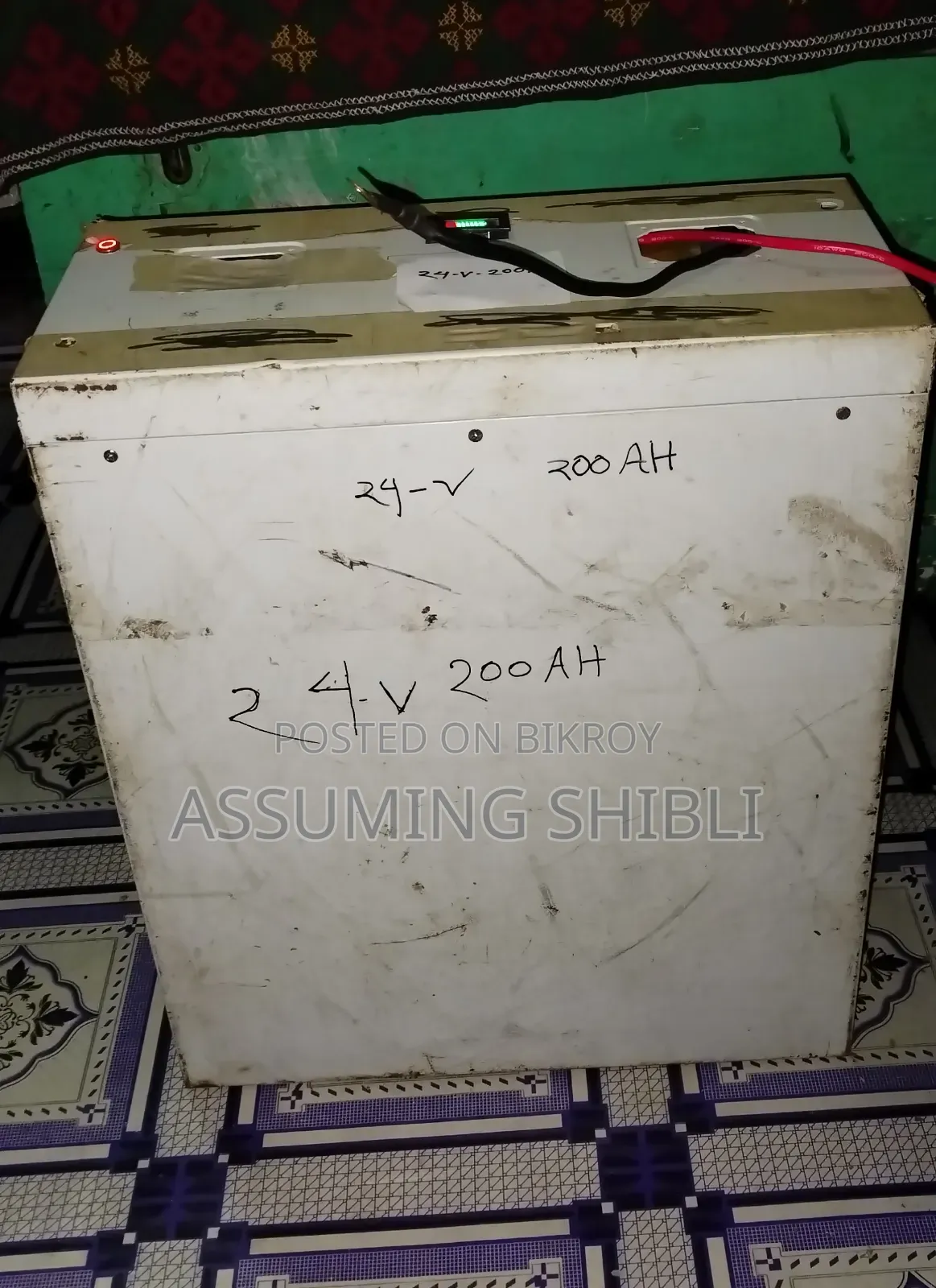 ২৪ ভোল্ট ২০০ অ্যাম্পিয়ার আওয়ার, লিথিয়াম ফসফেট ব্যাটারি