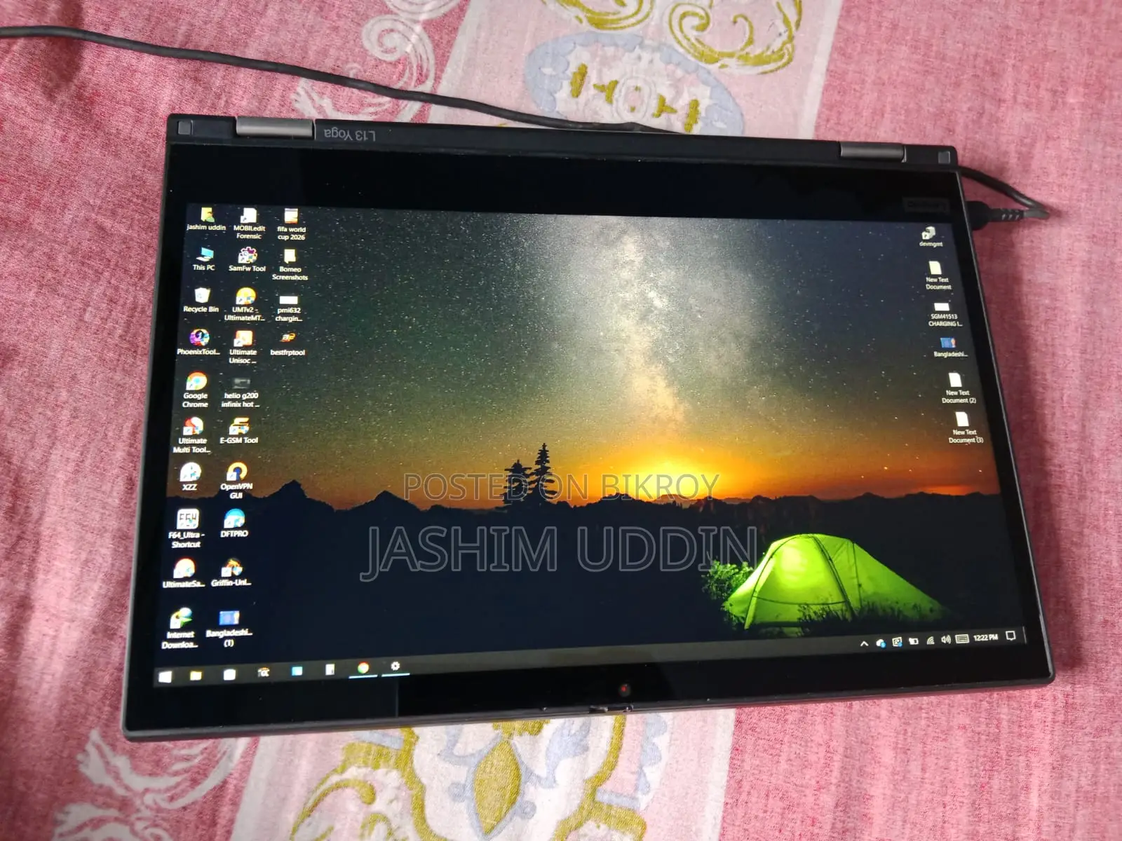 ল্যাপটপ লেনোভো থিংকপ্যাড এল১৩ ইয়োগা ১৬জিবি ইন্টেল কোর আই৫ এসএসডি ২৫৬জিবি