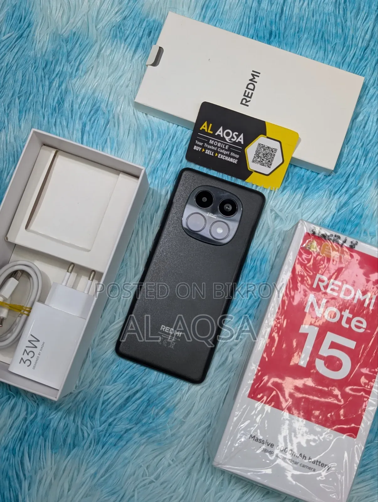 শিওমি রেডমি নোট ১৫ ২৫৬ জিবি ব্ল্যাক