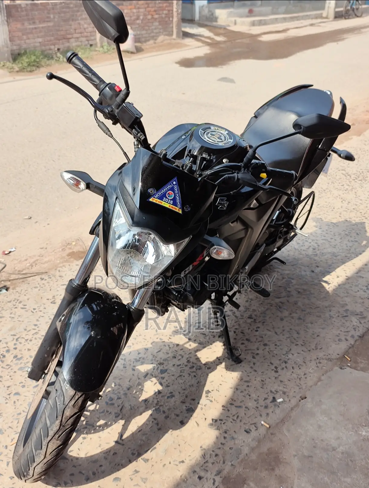 Suzuki Gixxer Monotone 2025 Black