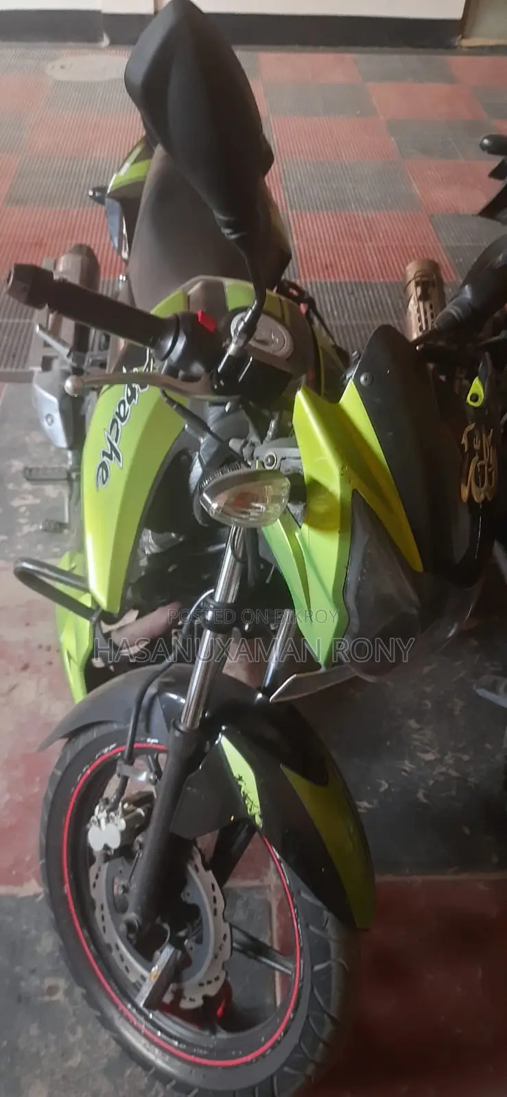 TVS Apache RTR 160 2V 2012 Green