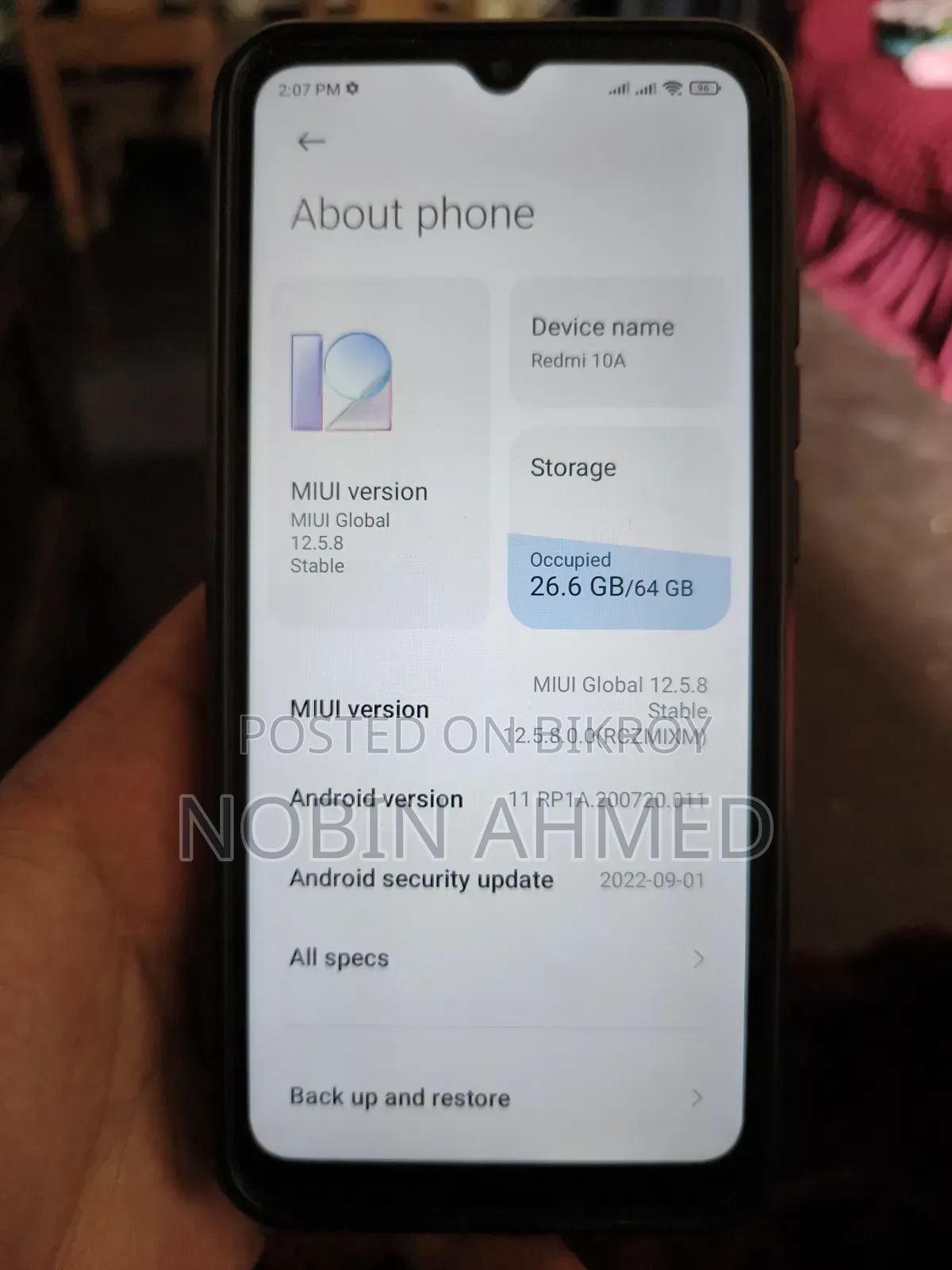 Xiaomi Redmi 10A 64 GB Red