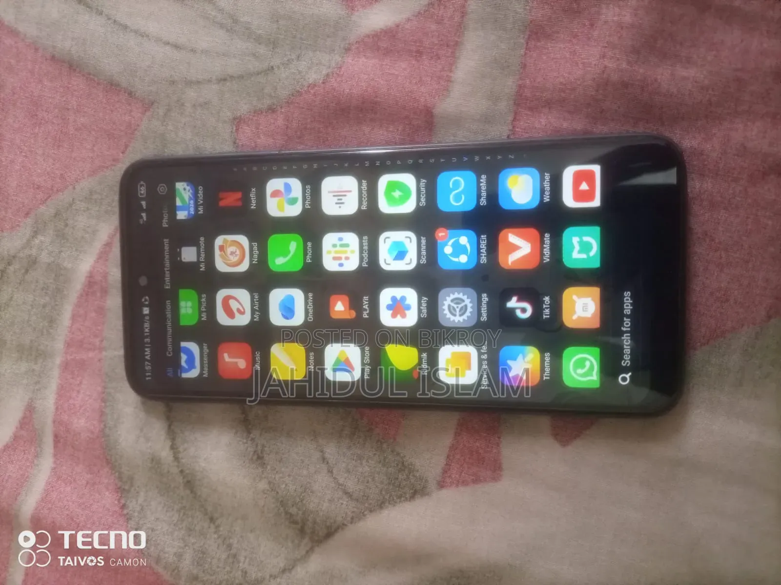 শাওমি রেডমি ১০ ১২৮ জিবি গ্রে