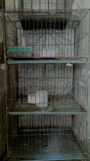 ৩ তাকের মোটা সিকের খাঁচা+মিডিয়াম সিঙ্গেল ১টি খাঁচা