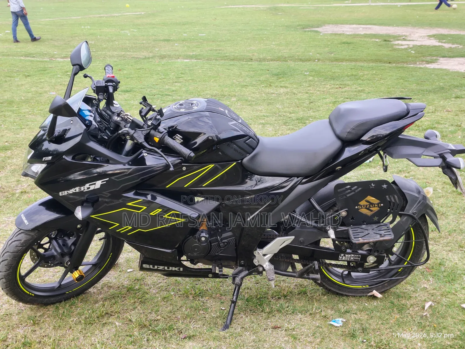 New Suzuki Gixxer SF FI 2025 Black
