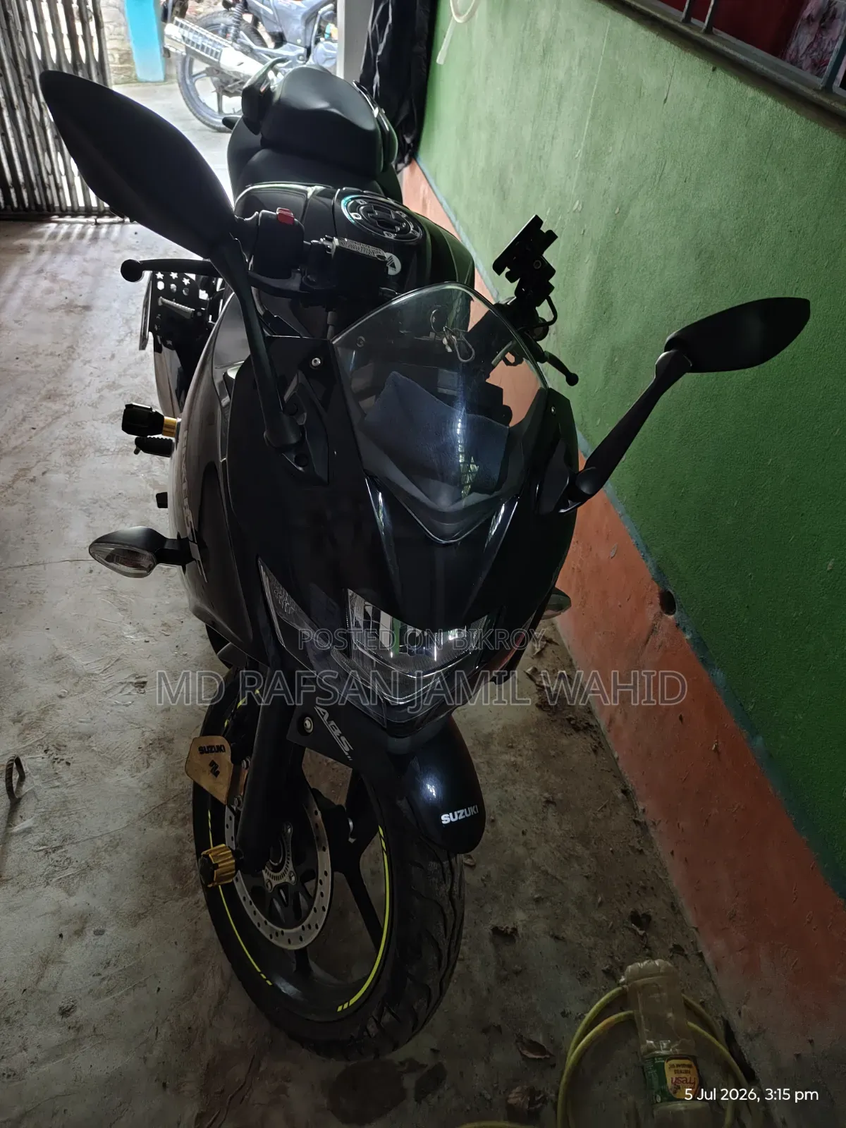 New Suzuki Gixxer SF FI 2025 Black