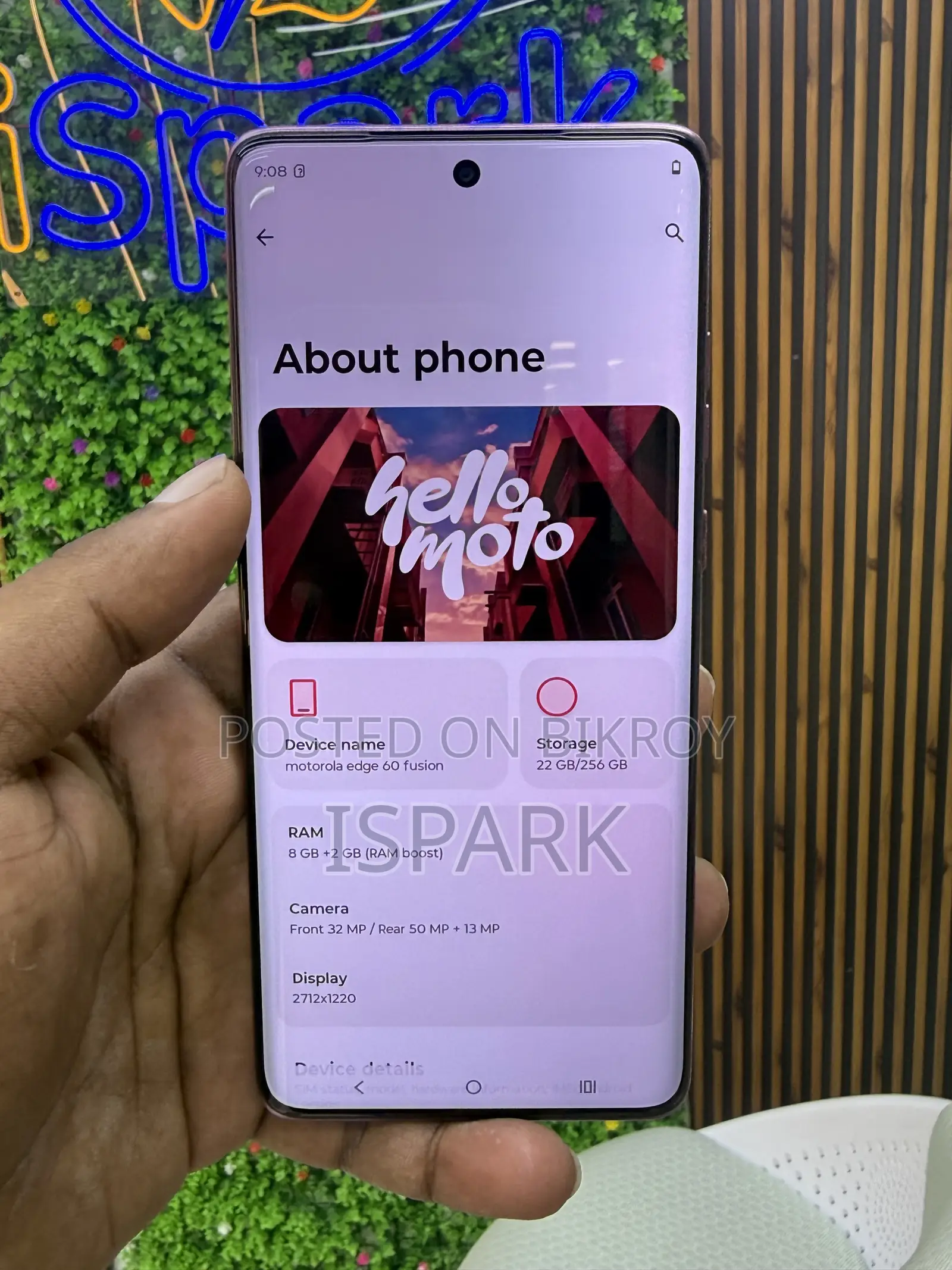 Motorola Edge 60 Fusion 256 GB Pink