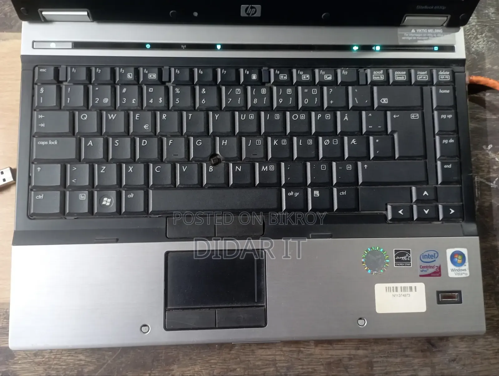 Laptop HP Compaq 6930p 4GB Intel Core 2 Duo HDD 160GB