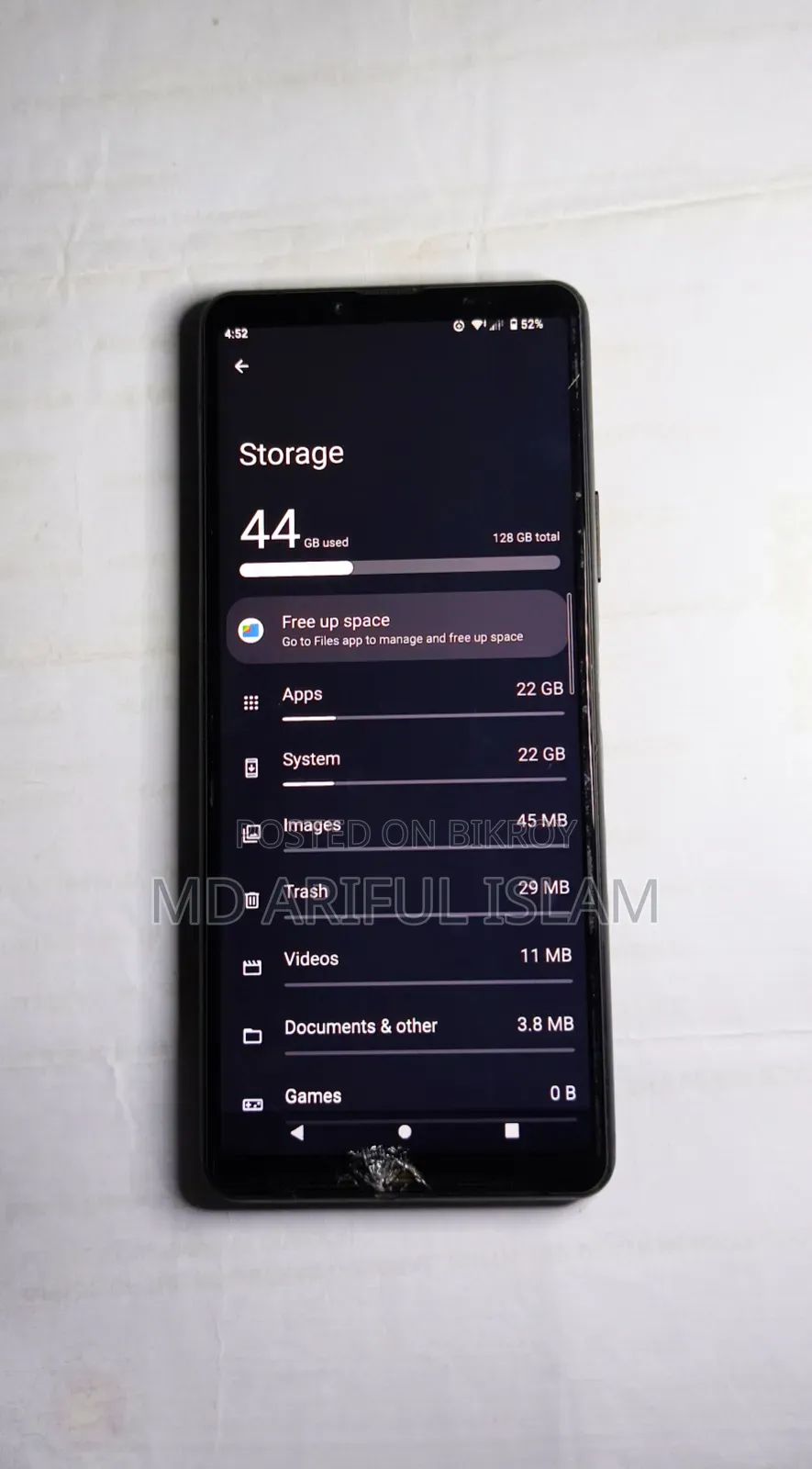 সনি এক্সপেরিয়া ১০ মার্ক ৩ ১২৮ জিবি গ্রে